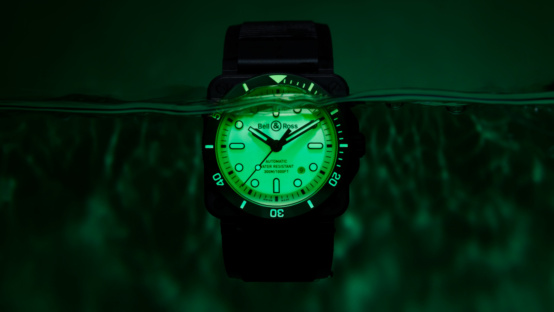 Illuminate the darkest seas with the new Bell & Ross BR 03-92 Diver Full Lum